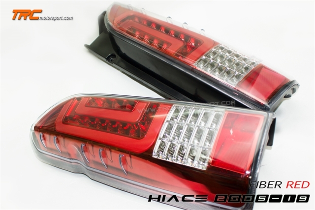 ไฟท้าย HIACE 2011-2013 FIBER LIGHTBAR LED RED Style JP